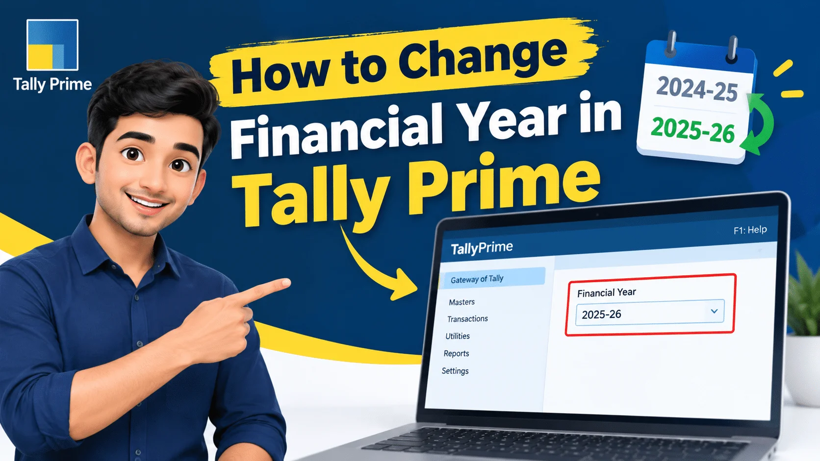 How to Change Financial Year in Tally Prime
