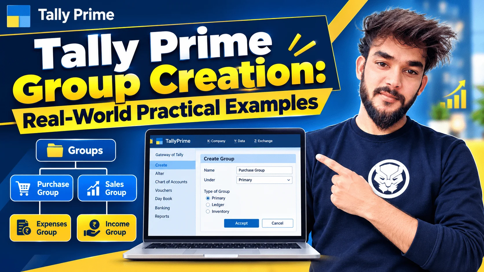 Tally Prime Group Creation Real-World Practical Examples