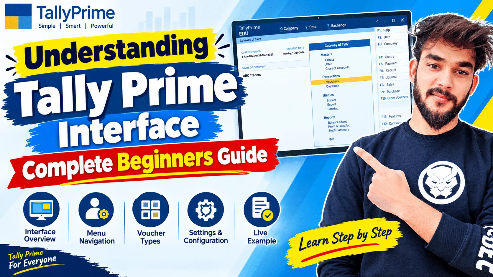 Understanding Tally Prime Interface Complete Beginners Guide