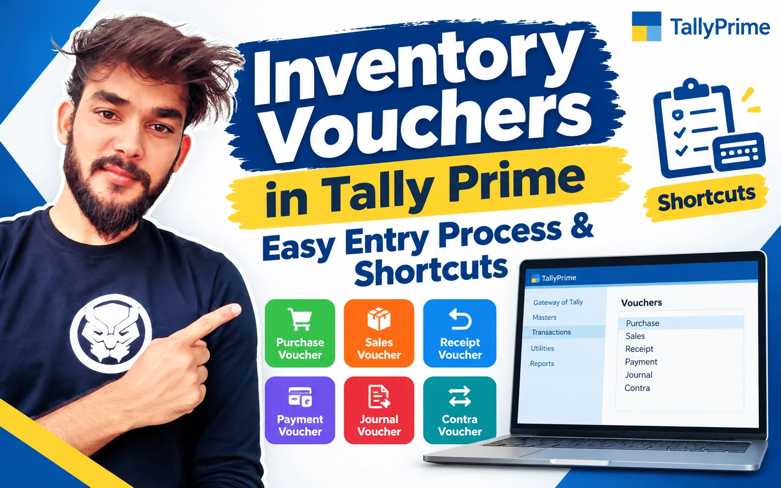 7 Inventory Vouchers in Tally Prime Easy Entry Process & Shortcuts